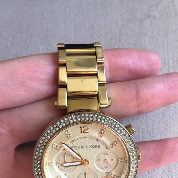 MICHAEL KORS Parker Gold-Tone Watch - Picture 6 of 8